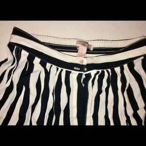 FOREVER21 Striped Knee Length Skirt